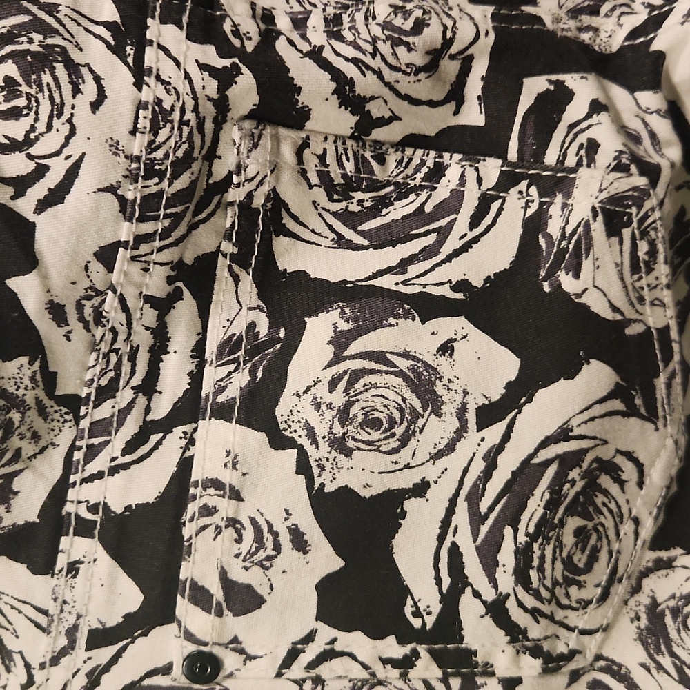 Rose Pattern Pants - image 7